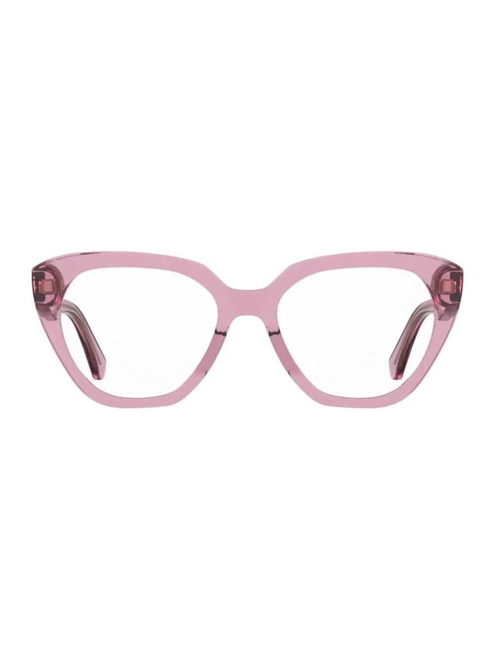 New Moschino Eyeglasses MOS628 0MU1 00 Transparent Pink 51mm NWT - Picture 2 of 2